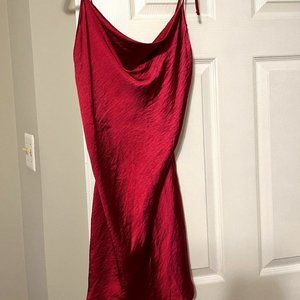 Camara Dress Satin Magenta